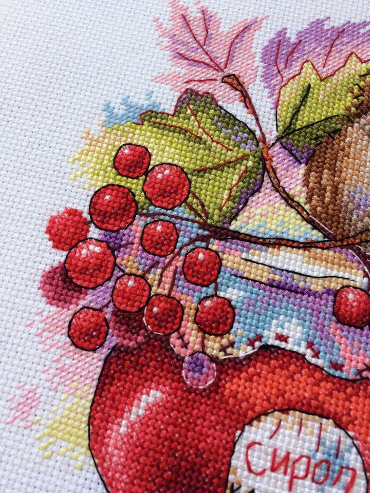 Winged Arrowwood SM-392 Counted Cross Stitch Kit