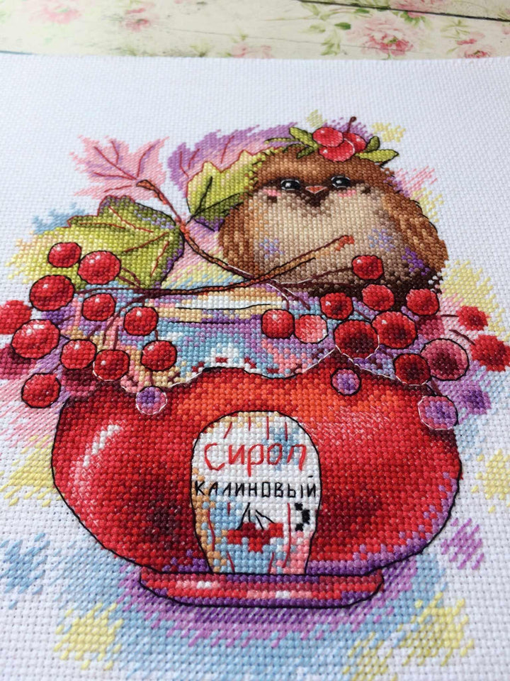 Winged Arrowwood SM-392 Counted Cross Stitch Kit