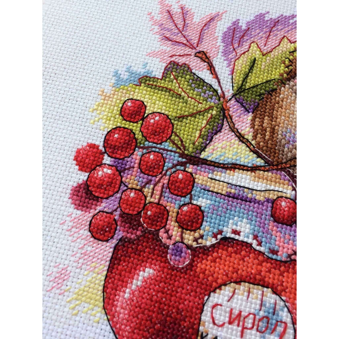 Winged Arrowwood SM-392 Counted Cross Stitch Kit