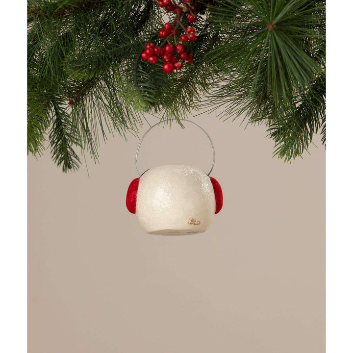 Winking Snowman Bucket by Bethany Lowe Designs, image 3