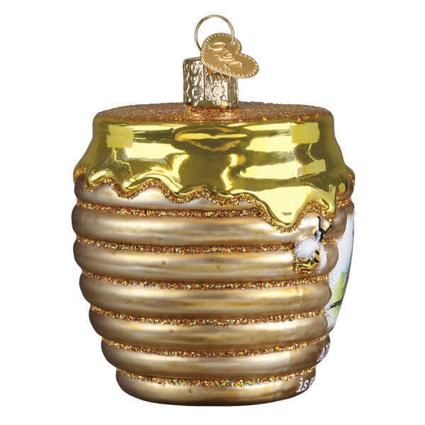 Old World Christmas Winnie and Friends Blown Glass Ornament