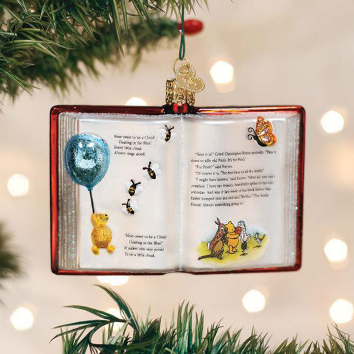 Winnie-the-pooh Book Ornament by Old World Christmas image 1