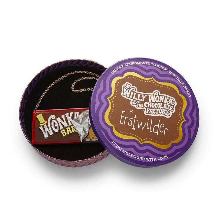 Winning Wonka Bar Necklace by Erstwilder – view 3