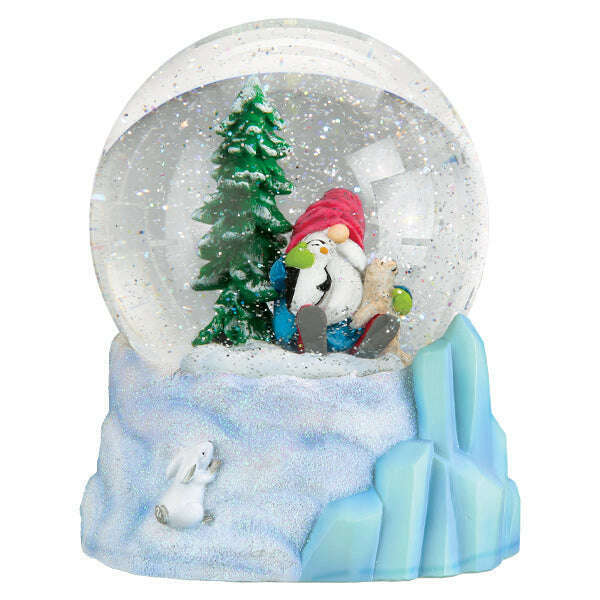 Old World Christmas Winter Arctic Gnome Snow Globe