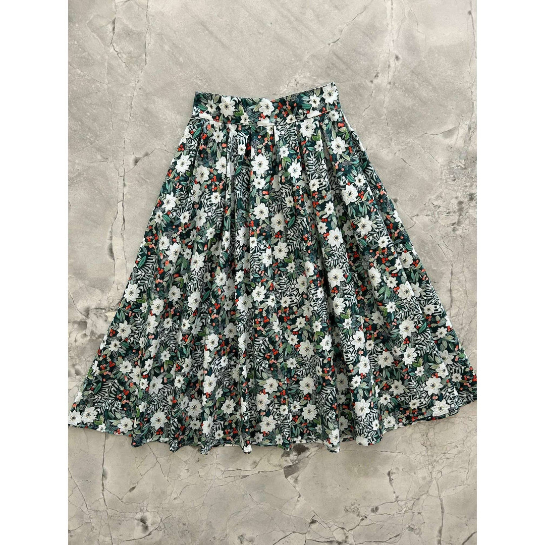 Winter Floral Doris Skirt