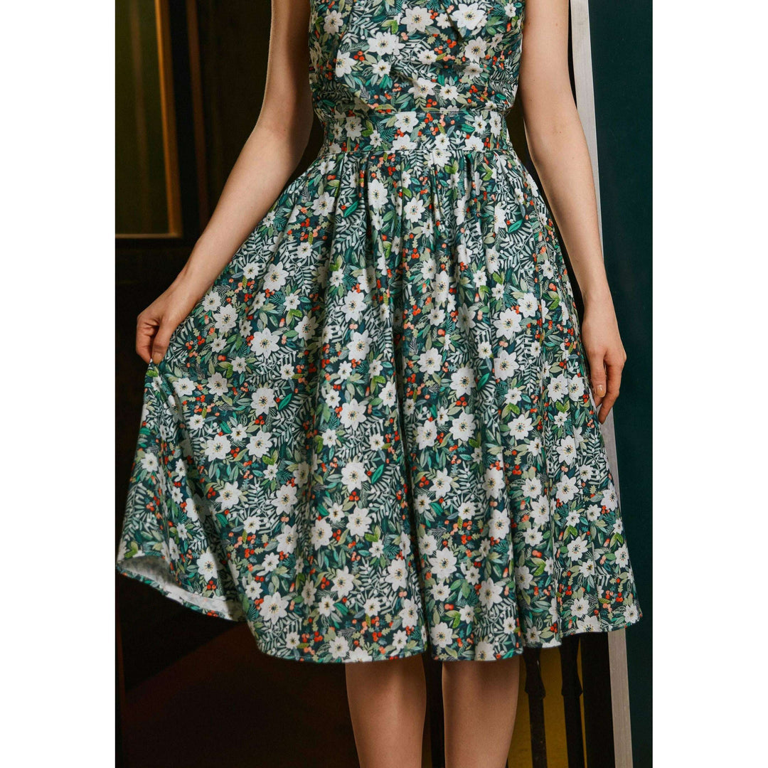 Winter Floral Doris Skirt