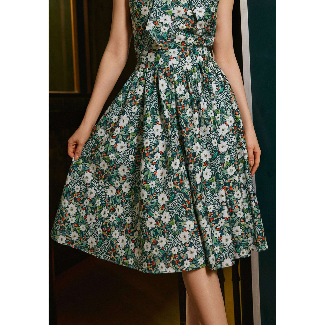 Winter Floral Doris Skirt