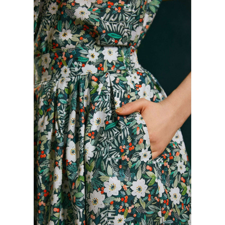 Winter Floral Doris Skirt