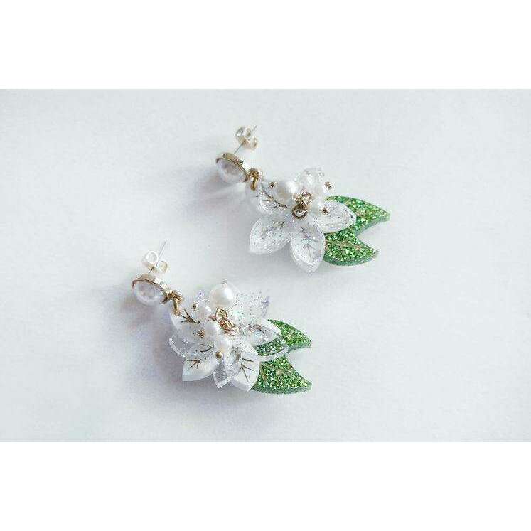 Winter Flowers Earrings by Laliblue - Quirks!