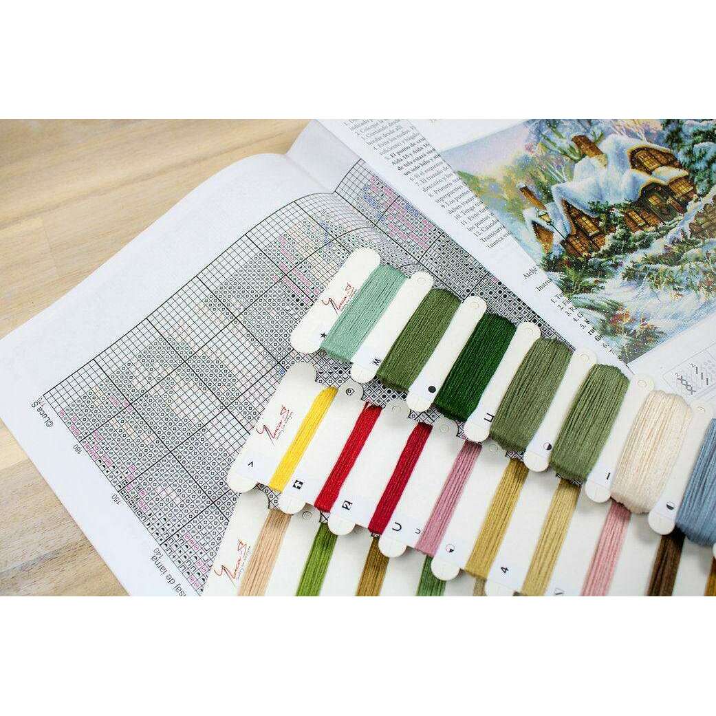 Winter landscape BU5001L Counted Cross-Stitch Kit