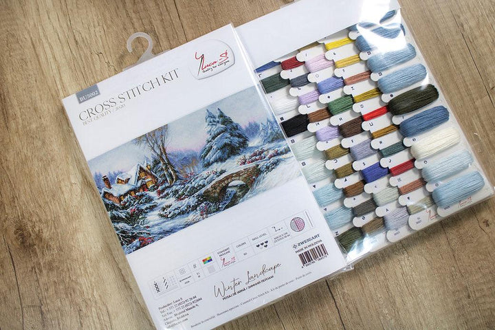 Winter landscape BU5002L Counted Cross-Stitch Kit