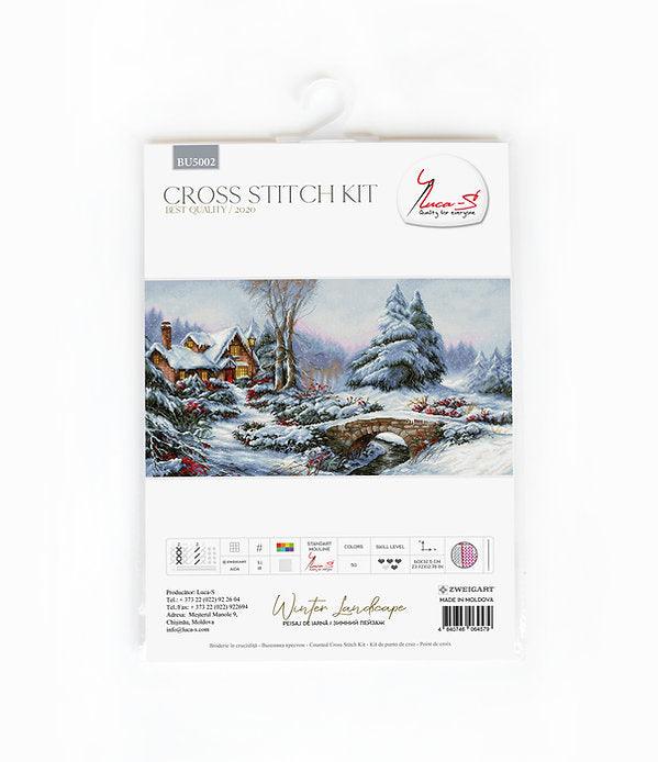 Winter landscape BU5002L Counted Cross-Stitch Kit