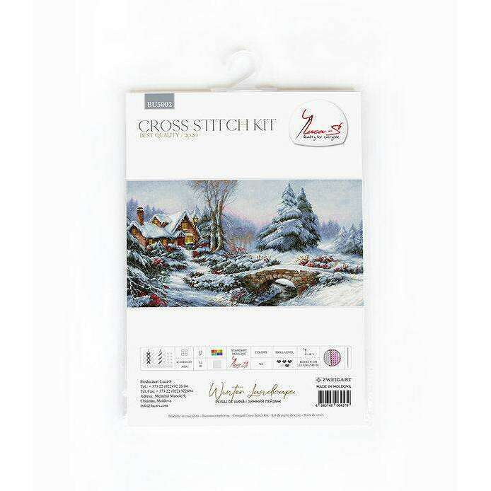 Winter landscape BU5002L Counted Cross-Stitch Kit