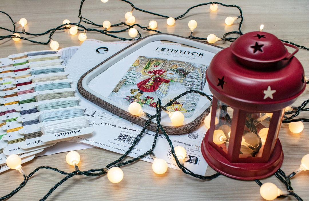 Winter playtime L8057 Counted Cross Stitch Kit