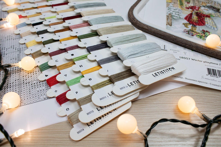 Winter playtime L8057 Counted Cross Stitch Kit