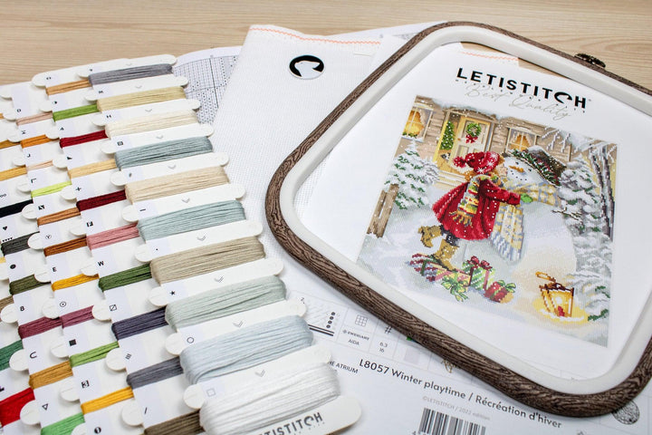 Winter playtime L8057 Counted Cross Stitch Kit