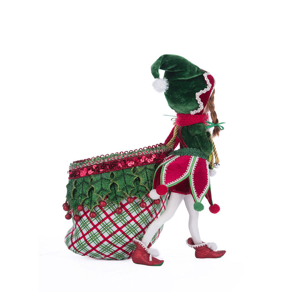 Winter Snowdrop Elf With Bag by Katherine's Collection image 3