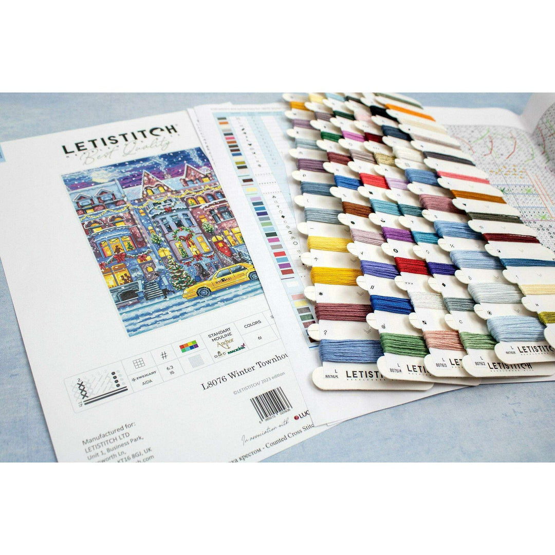 Winter Townhouse L8076 Counted Cross Stitch Kit
