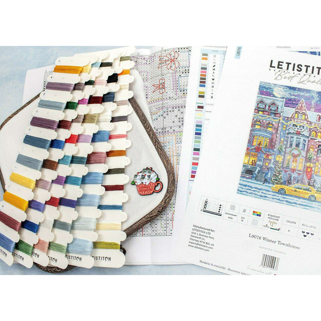 Winter Townhouse L8076 Counted Cross Stitch Kit