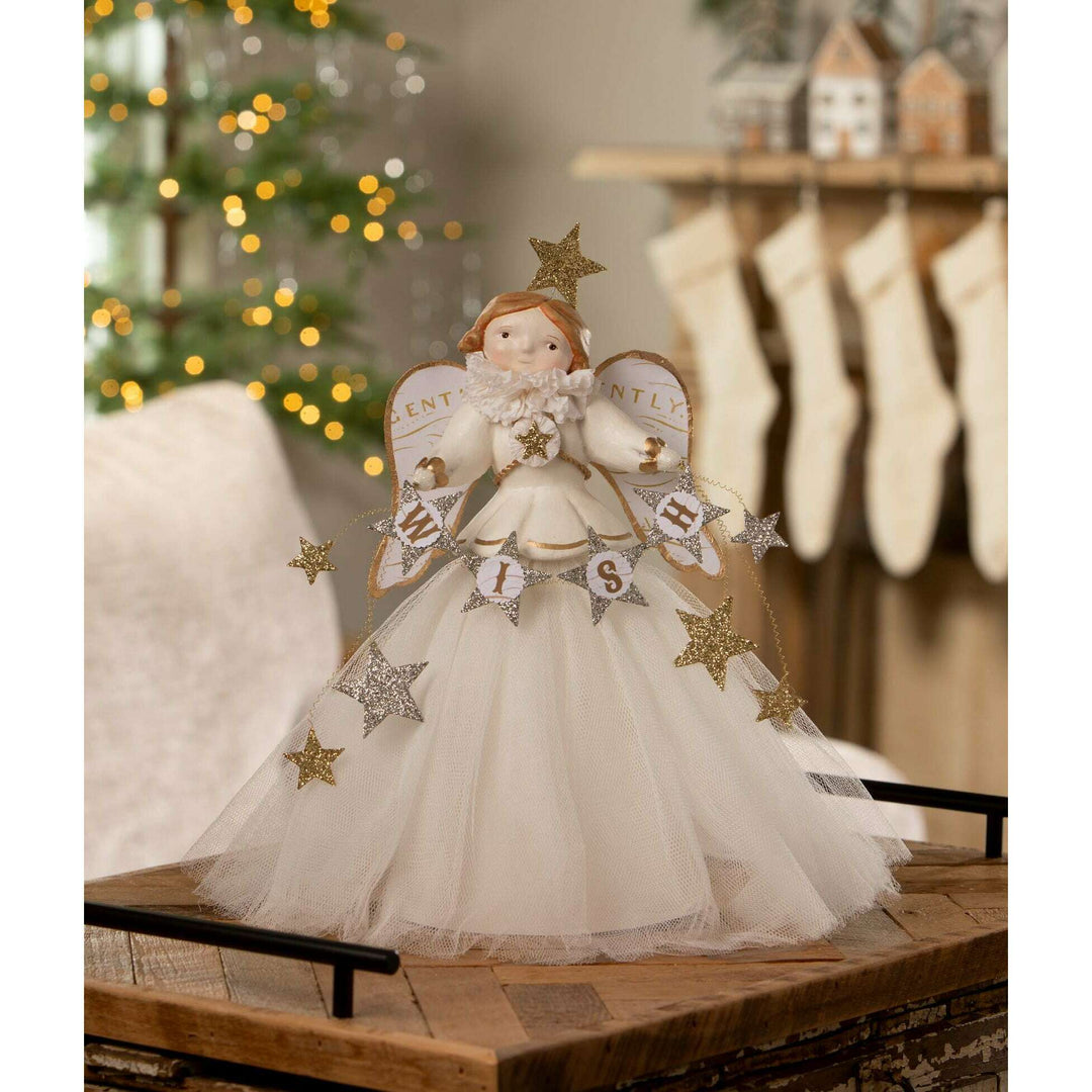 Wish Angel Treetopper by Bethany Lowe Designs, image 4