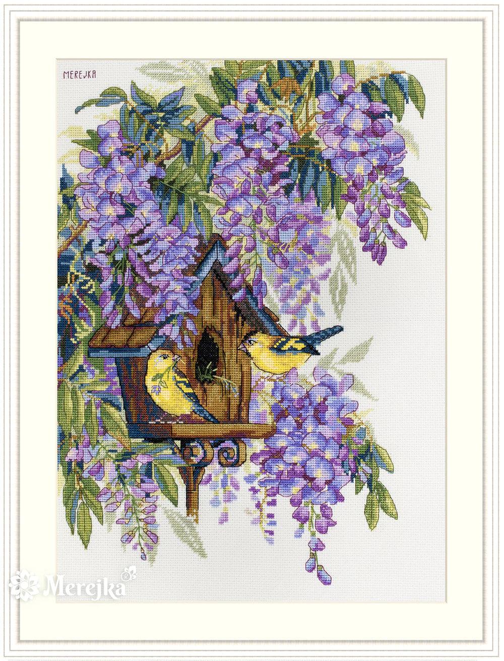 Wisteria K-137 Counted Cross-Stitch Kit
