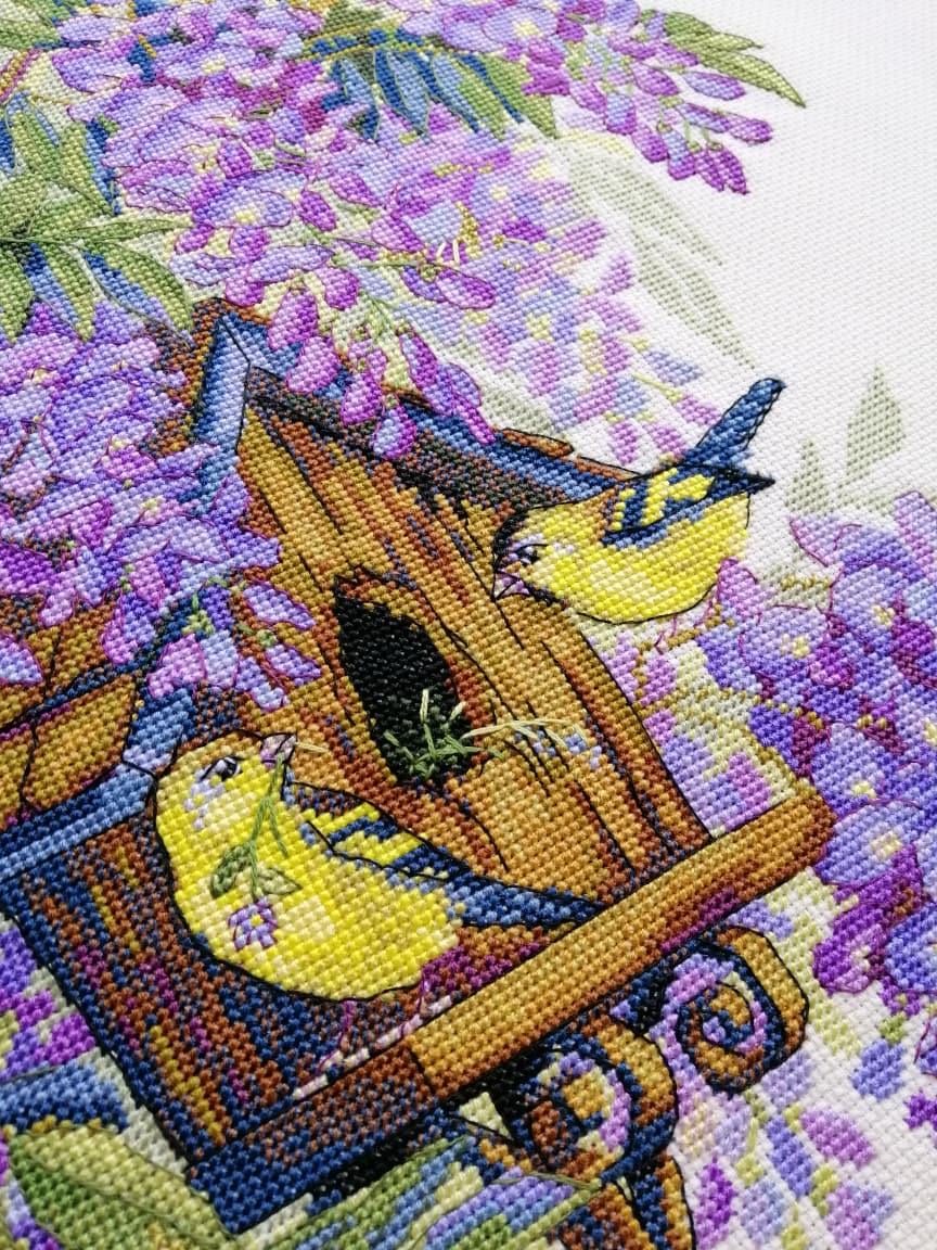 Wisteria K-137 Counted Cross-Stitch Kit