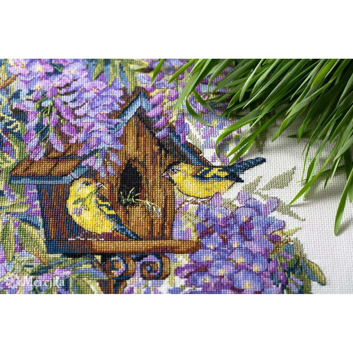 Wisteria K-137 Counted Cross-Stitch Kit