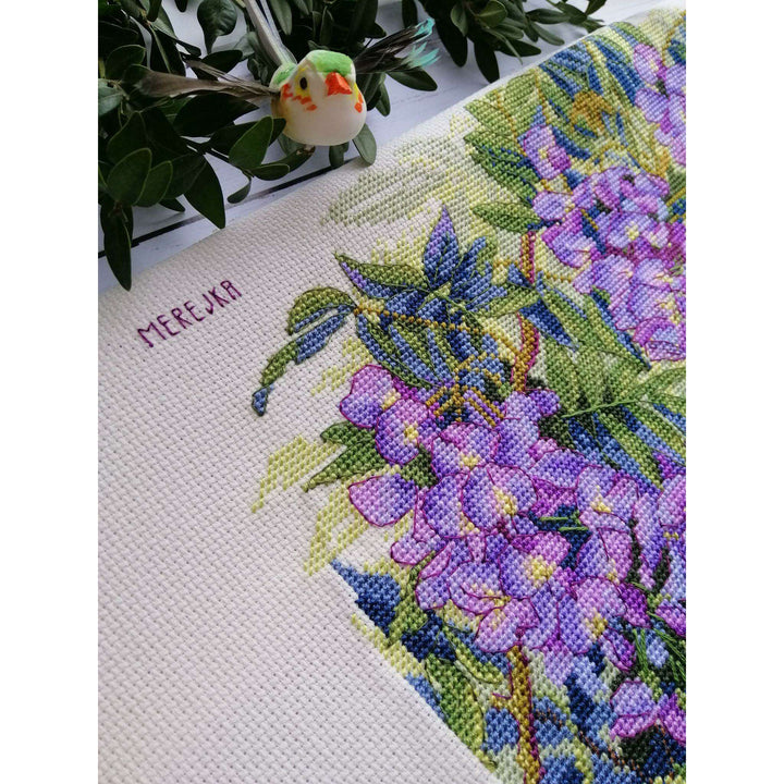 Wisteria K-137 Counted Cross-Stitch Kit