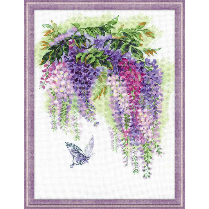 Wisteria R1672 Counted Cross Stitch Kit