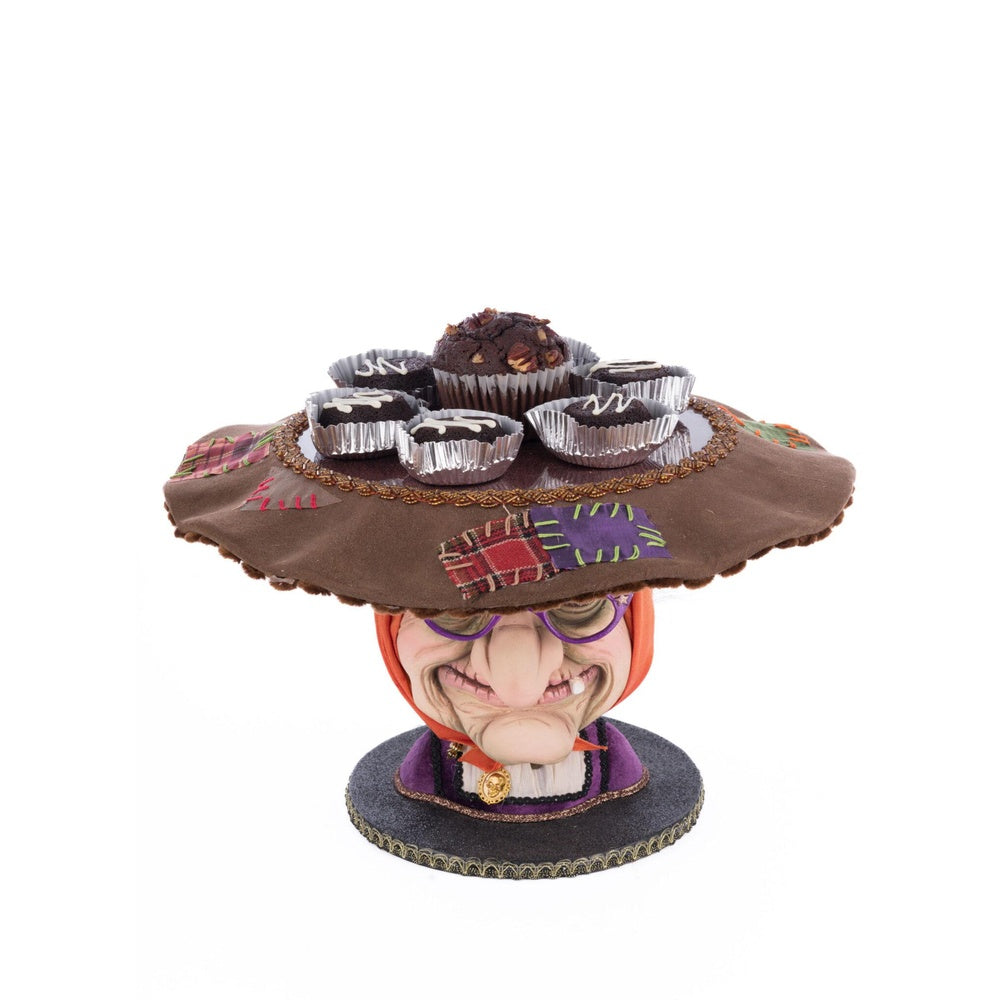 Witch Head Cake Plate by Katherine's Collection  9