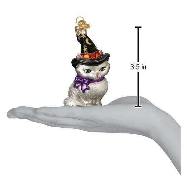 Witch Kitten Ornament