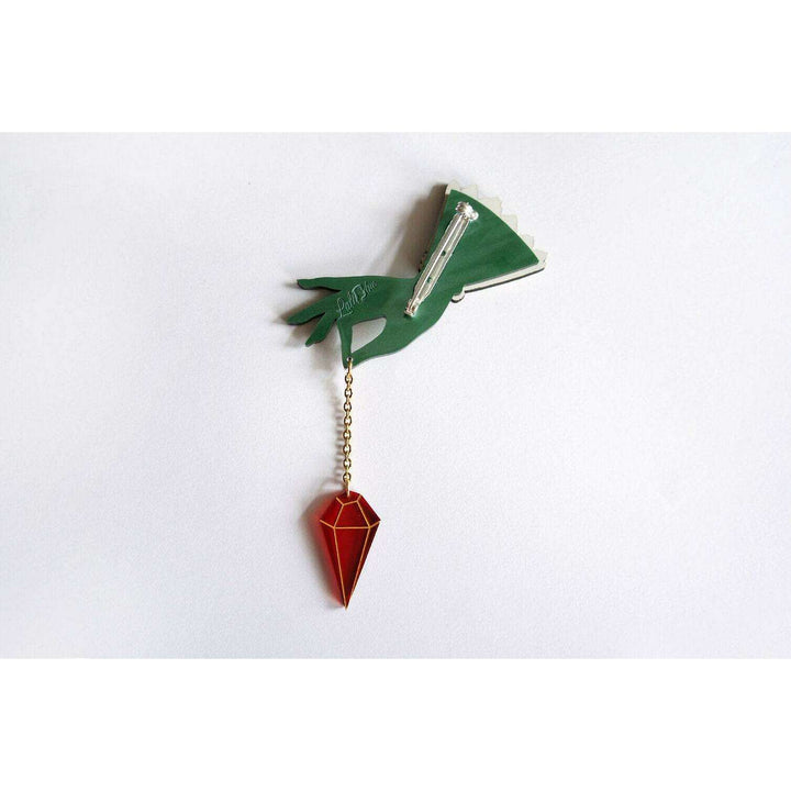 Witch Pendulum Halloween Brooch by Laliblue - Quirks!
