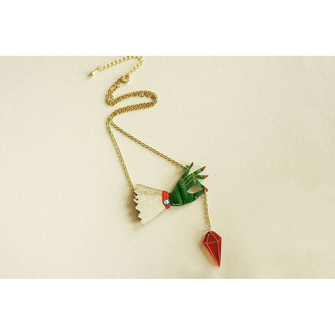 Witch Pendulum Halloween Necklace by Laliblue - Quirks!