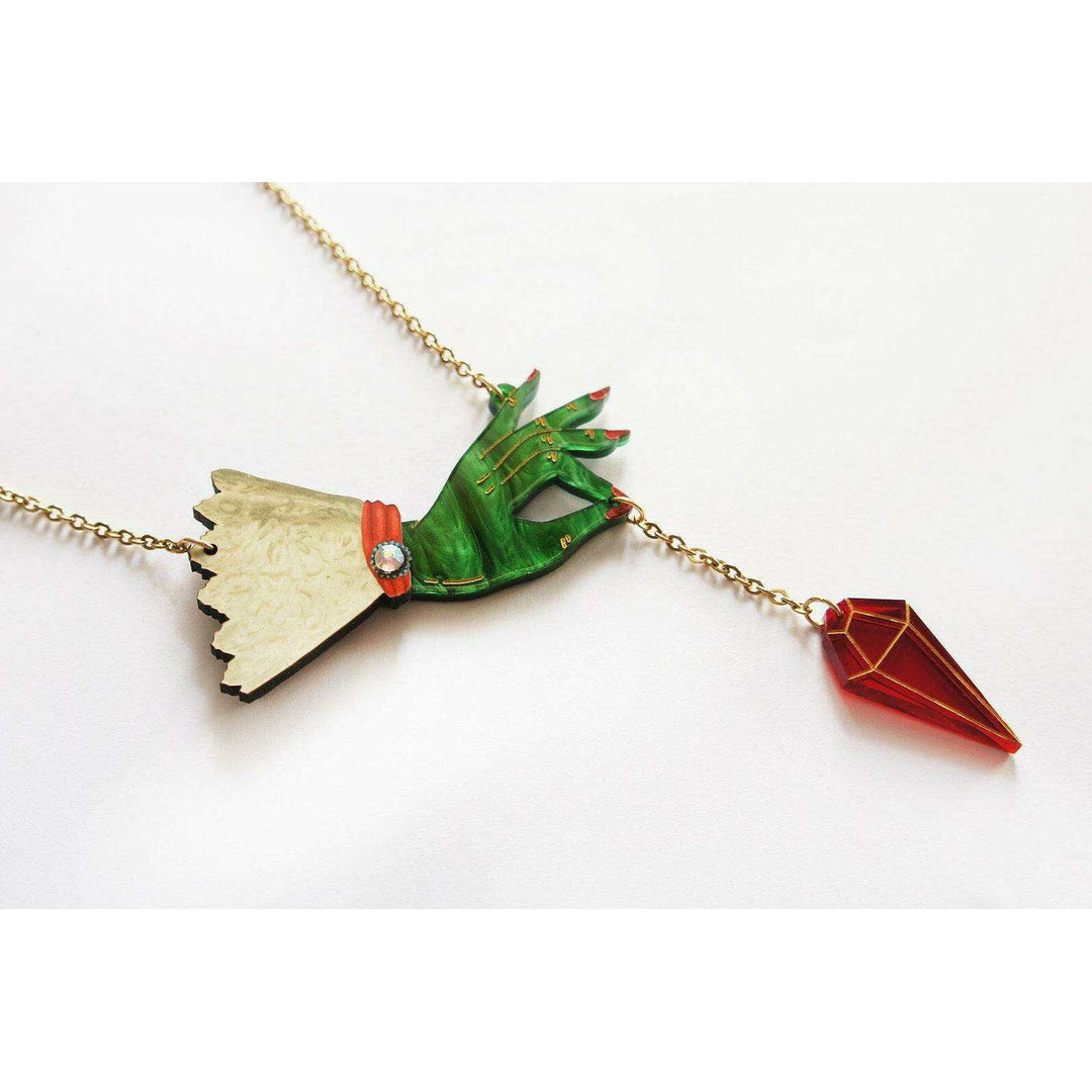 Witch Pendulum Halloween Necklace by Laliblue - Quirks!