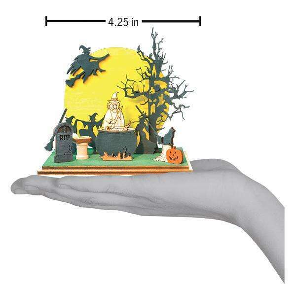 Old World Christmas Witches Convention Blown Glass Ornament