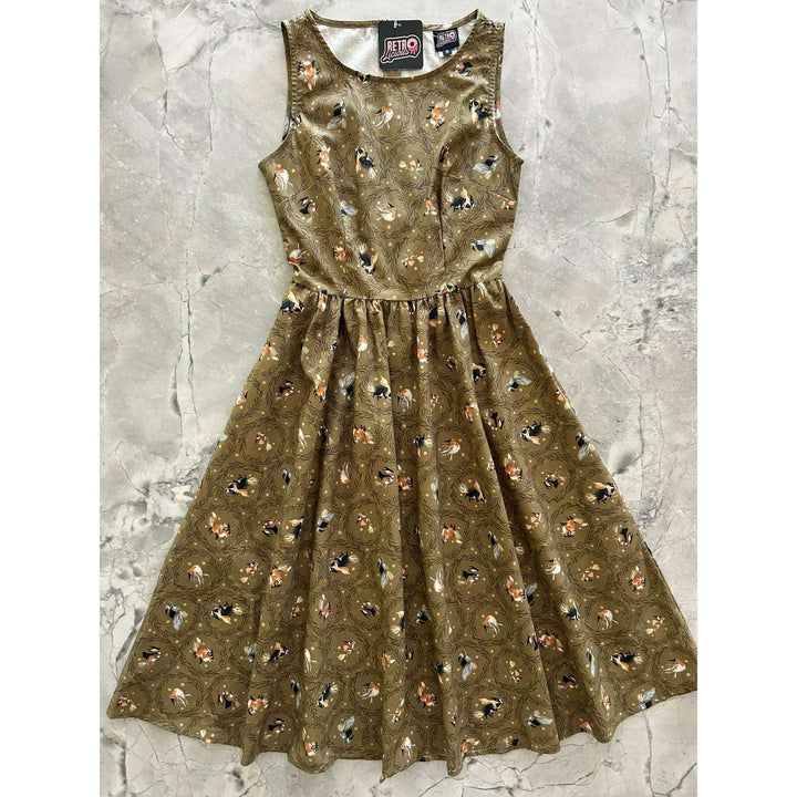 Witchy Animals Midi Dress