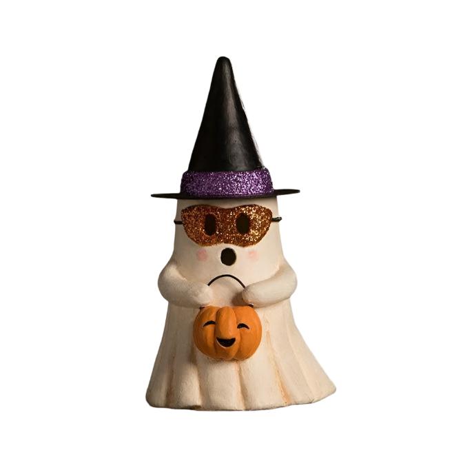 Witchy Ghost with Pumpkin by Bethany Lowe Designs 