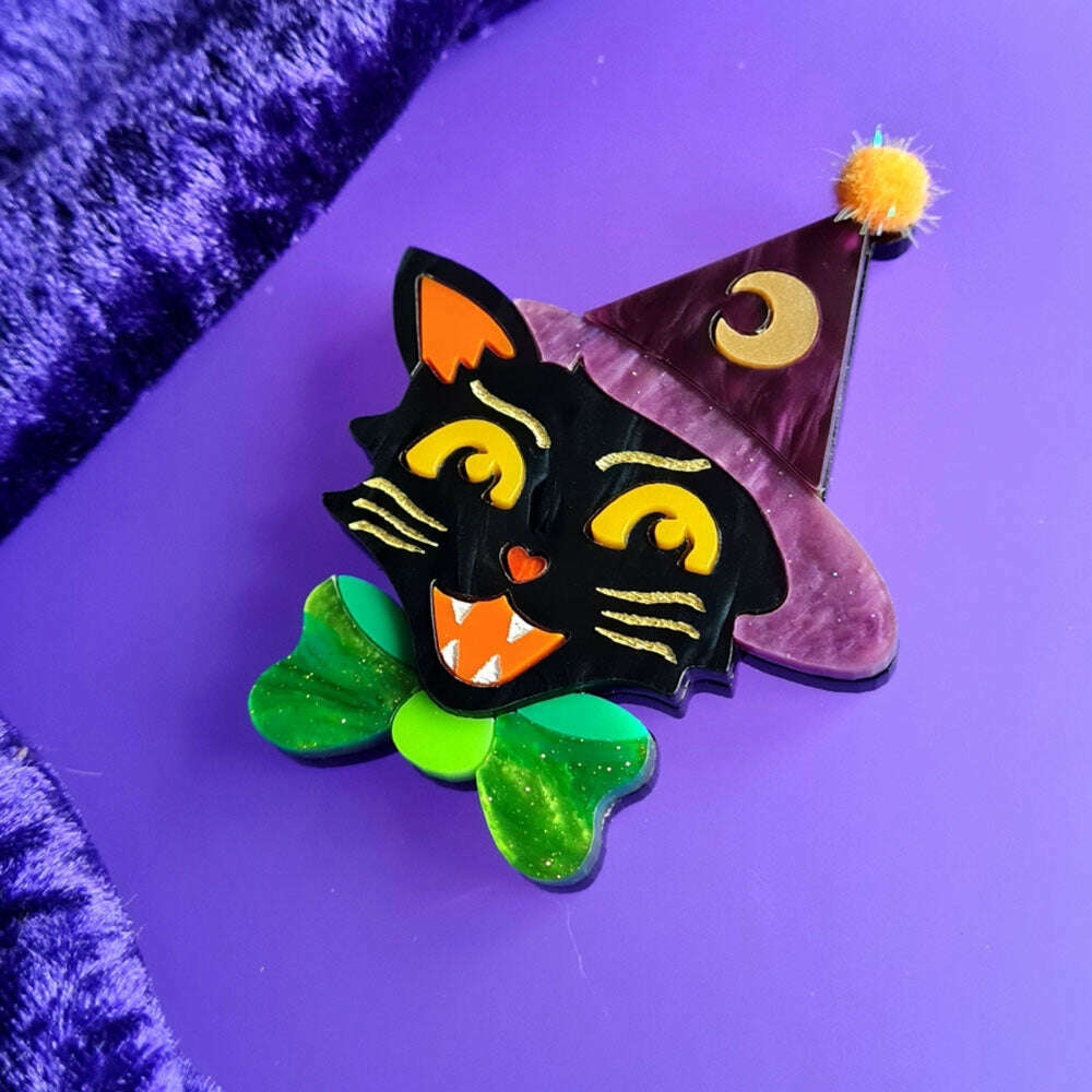 Witch Kitty Necklace by Cherryloco Jewellery - 13314 2