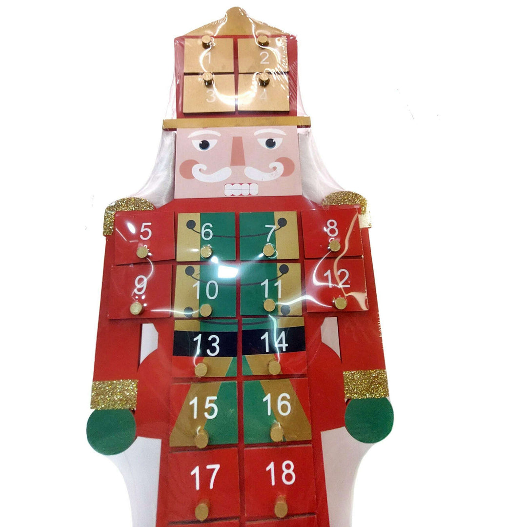 Wizardi Nutcracker Soldier Advent Calendar F07M14-1-RFRE21-CS