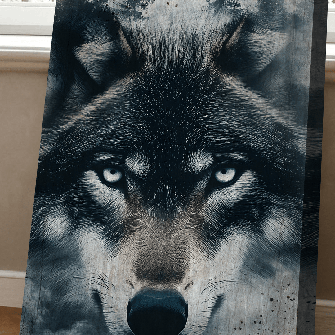 Wolf Double Exposure Wall Art III