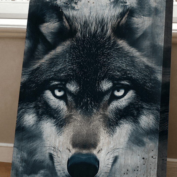 Wolf Double Exposure Wall Art III