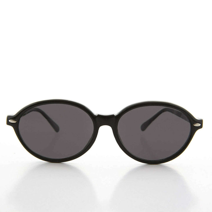 Women's Large Oval Glamour Vintage Sunglass - Alma