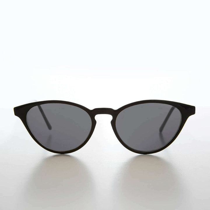 Women's Round Cat Eye Sunglass with Keyhole Bridge - Allie