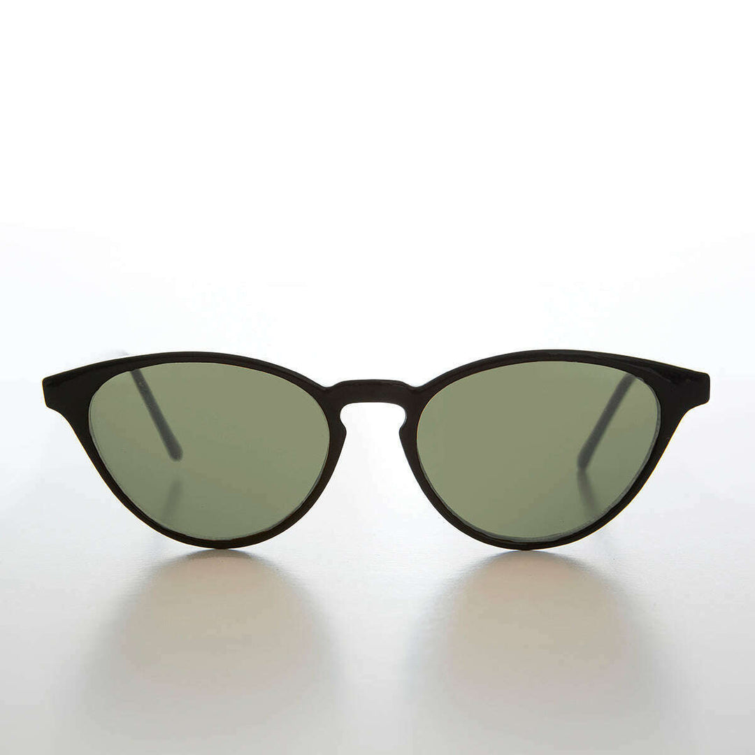 Women's Round Cat Eye Sunglass with Keyhole Bridge - Allie