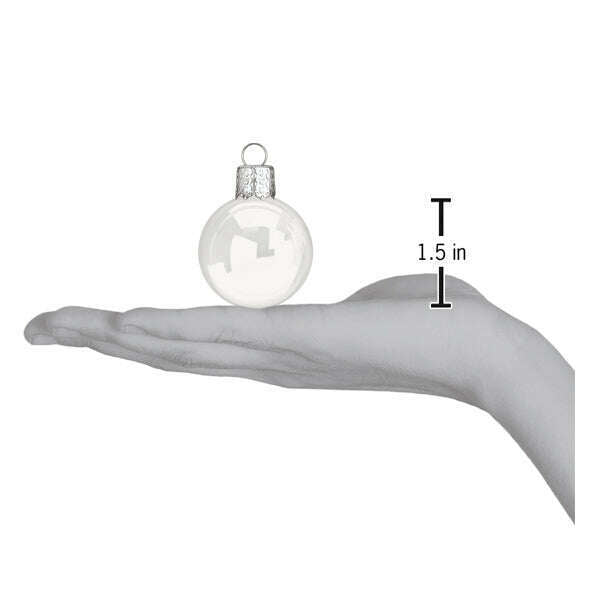 Old World Christmas Wonderland Balls 1.5-Inch 12-Count Blown Glass Ornament Set