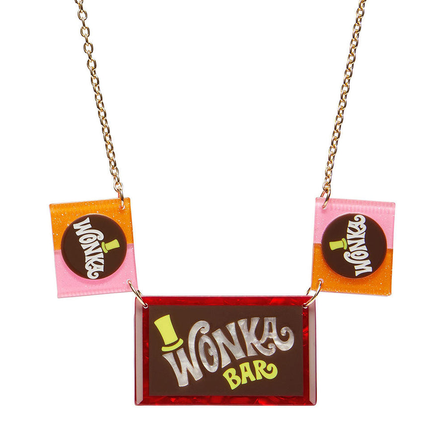 Wonka Chocolate Bars Necklace by Erstwilder image