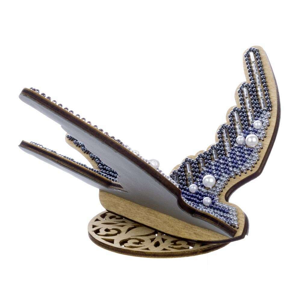 Wooden Bead Embroidery Kit Swallow FLK-583
