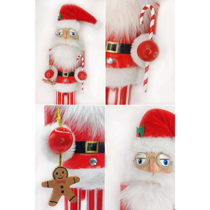 Wooden Festive Santa Nutcracker Wizardi F07M6-6
