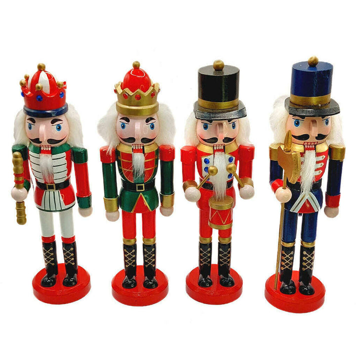 Wooden Regal Drummer Nutcracker Wizardi F07M6-13A