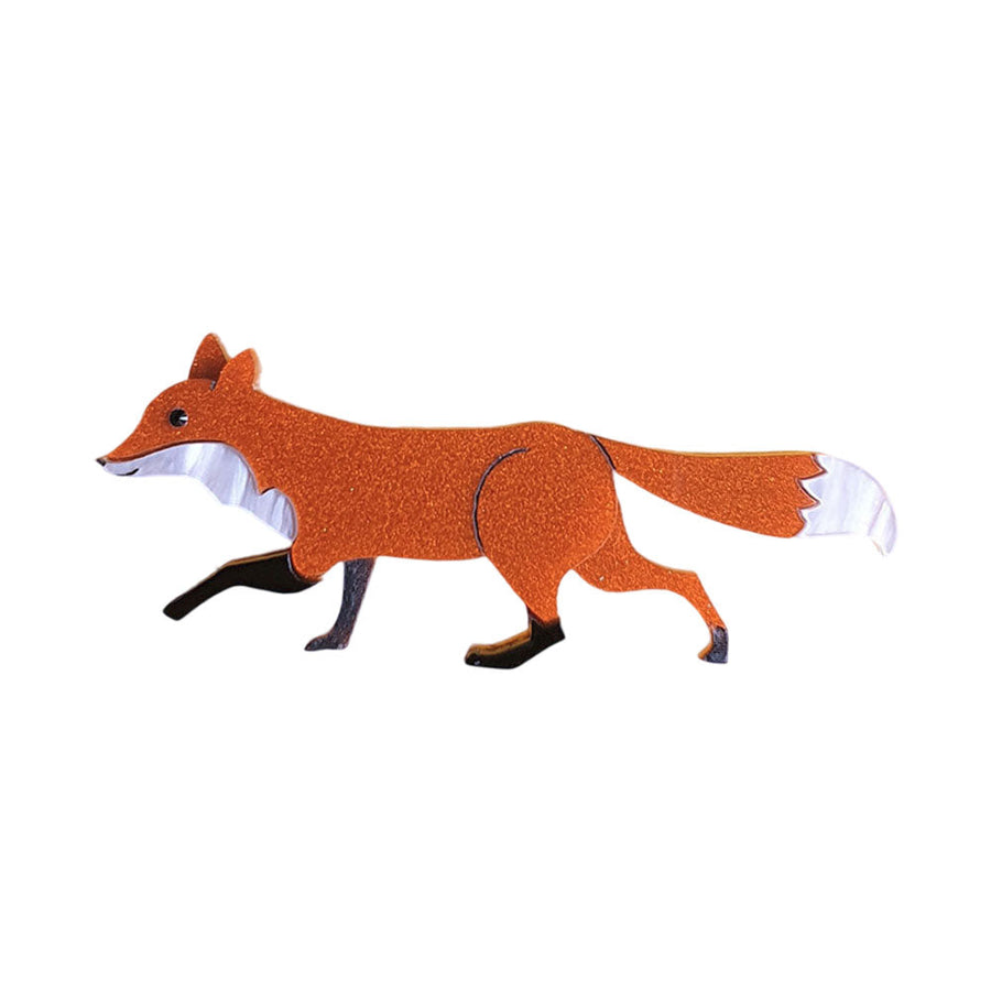 Woodland Fox Brooch by Cherryloco Jewellery 1
